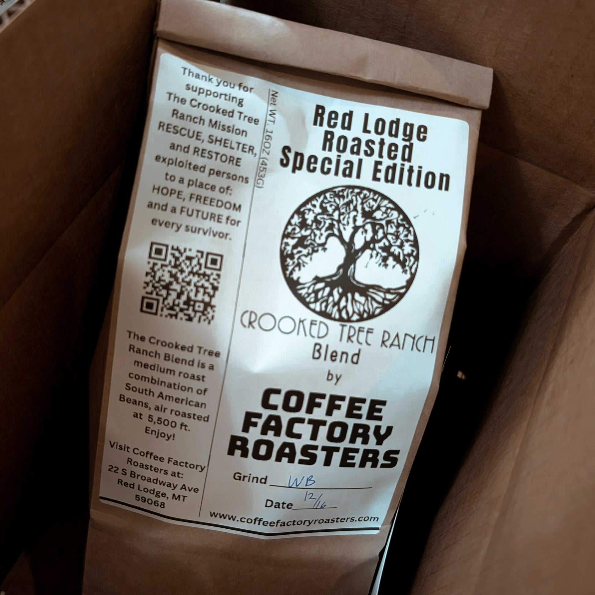 Crooked Tree Ranch Blend, Special Edition – Coffee Factory Roasters